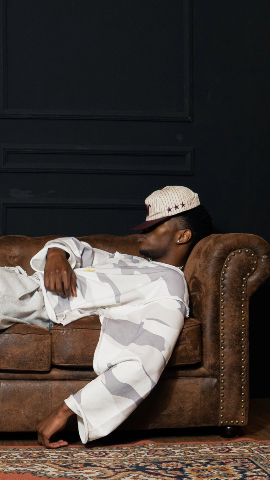 Pinstripe Varsity Cap